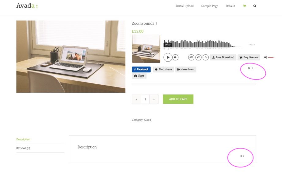 How To Add Play Counter Anywhere In The Page ZoomSounds WordPress 